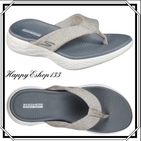 Skechers Ladies’ On The Go 600 Flip Flop Sandal - Picture 1 of 12